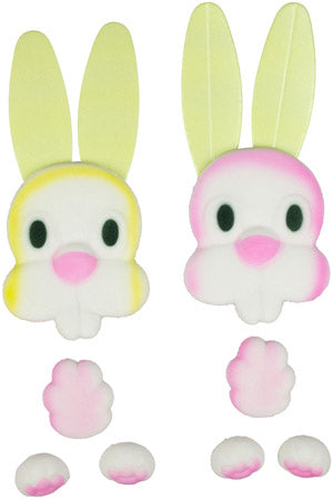 Edible Bunny Cake Set with Ears Set - 12 Sets