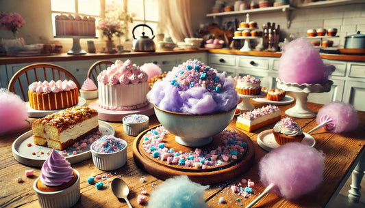 Cotton Candy Crunch Ice Cream Topping, Dessert Topping