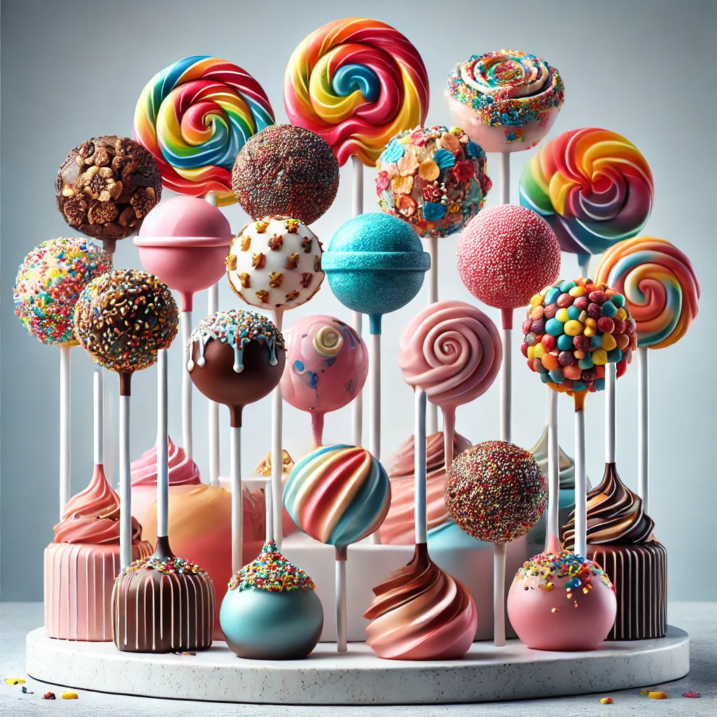 Paper Lollipop / Cake Pop Sticks - 6"