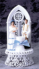 Religious Caketops, Christening Baby Boy- Blue, R510B, 7 1/2" High