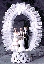 Religious Caketops, Christening Baby Girl, Pink, R520P, 10" High