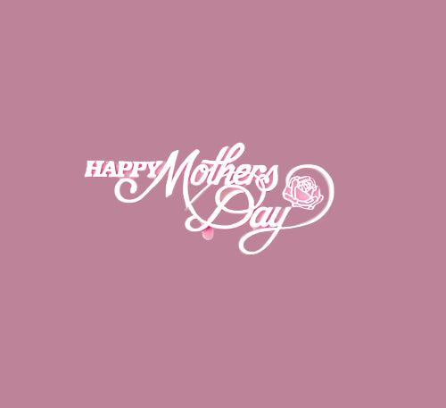 Happy Mother's Day Plaque Cake Toppers, 5" - 12 or 48 pieces