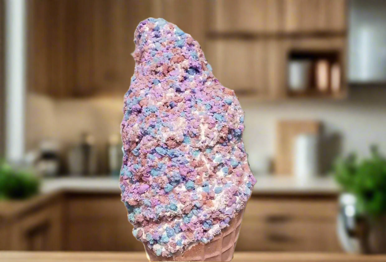 Cotton Candy Crunch Ice Cream Topping, Dessert Topping