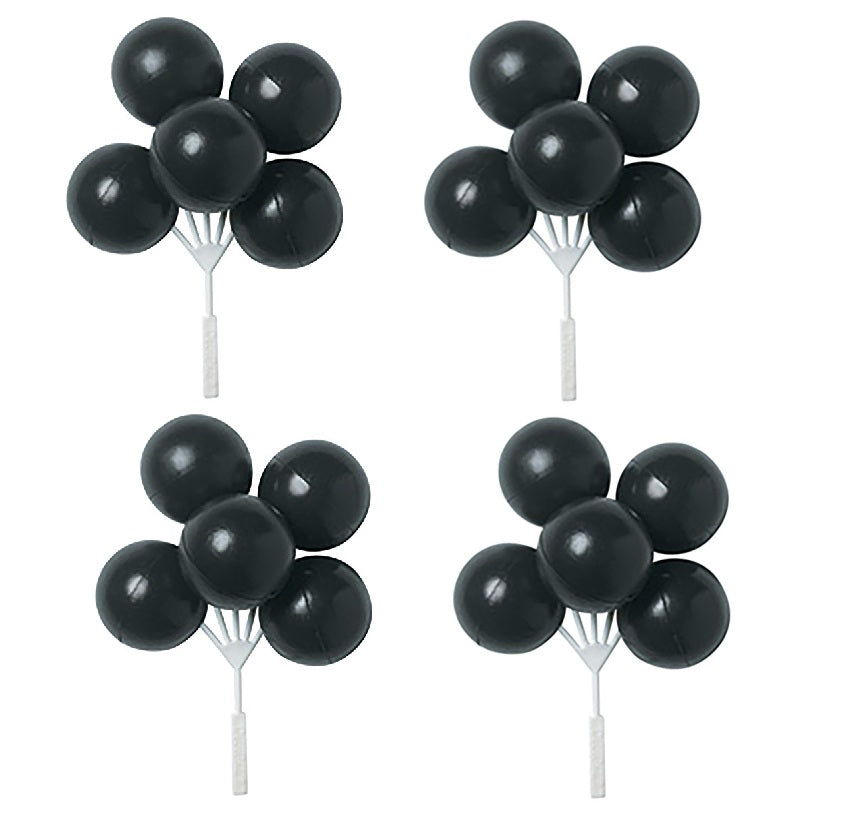 Large Black Balloon Cluster *Available in 4, 12 and 36 counts*