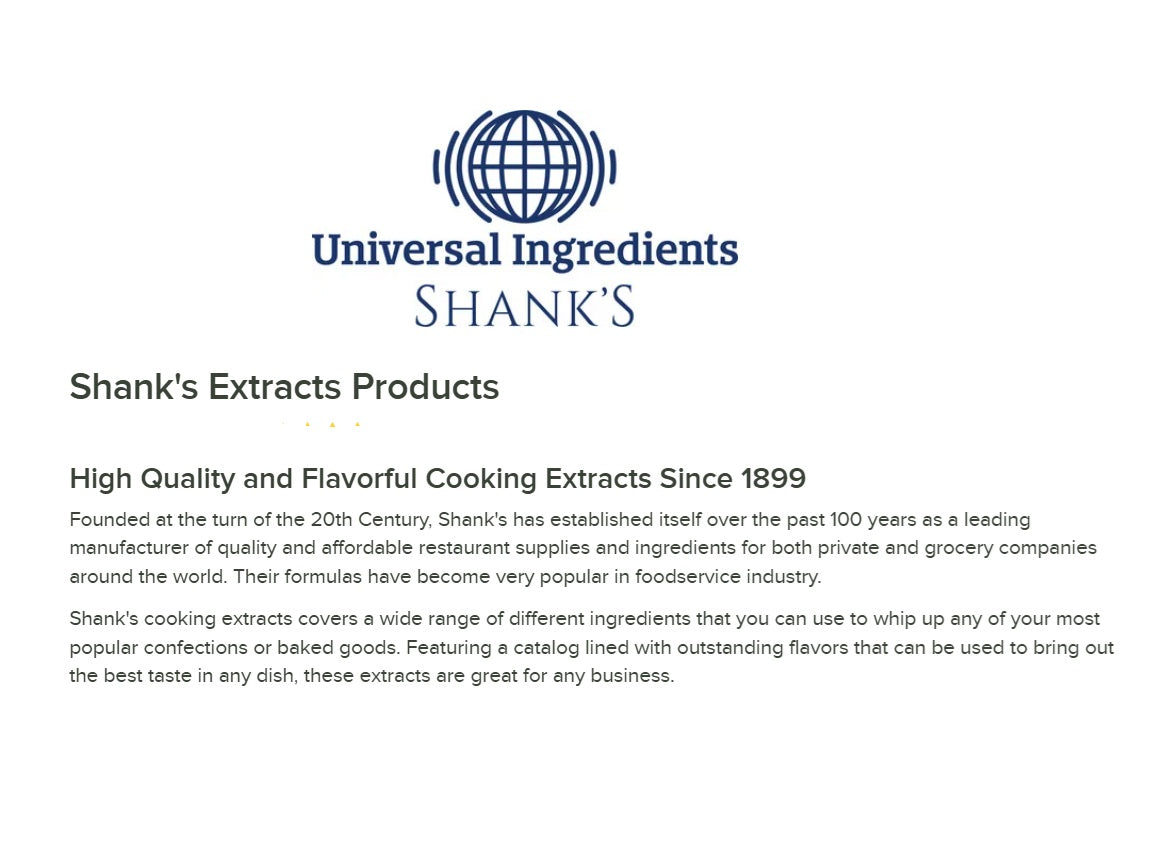 Shank's Pure Anise Extract, 8 oz.