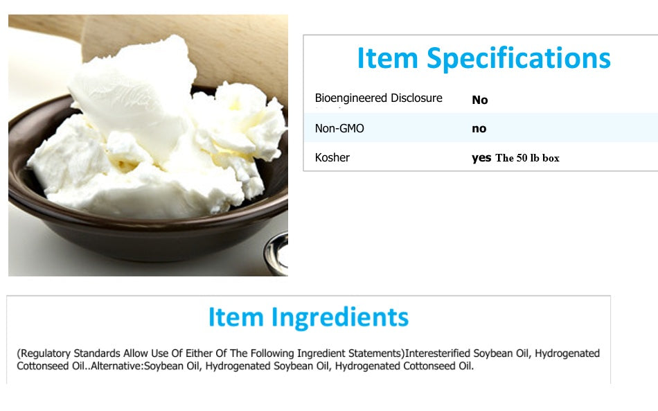 Stratas, BBS Soy Flex All Purpose Shortening, From 2.5 to 50 lbs
