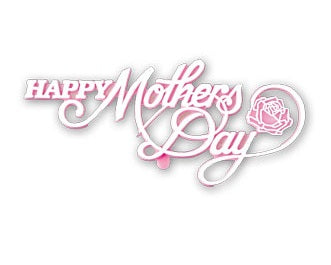 Happy Mother's Day Plaque Cake Toppers, 5" - 12 or 48 pieces