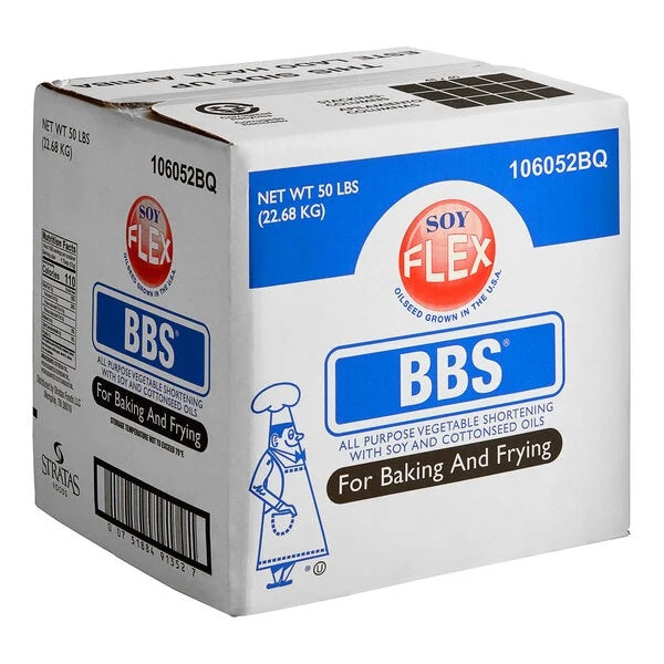 Stratas, BBS Soy Flex All Purpose Shortening, From 2.5 to 50 lbs