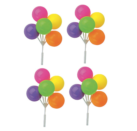 Neon Balloon Clusters, Neon Multi, 12 or 36 count