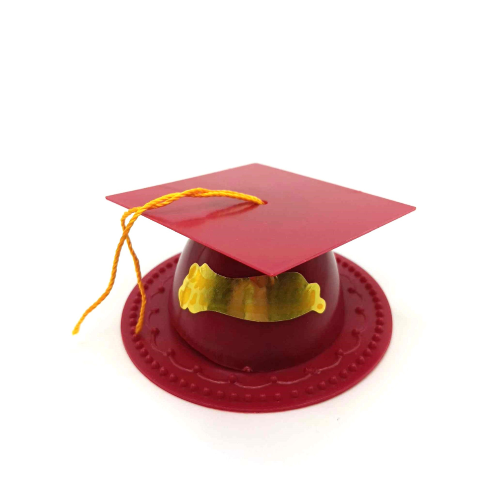 3.5" GRADUATION CAP CAKE TOPPER 24 ct *7 colors Available*