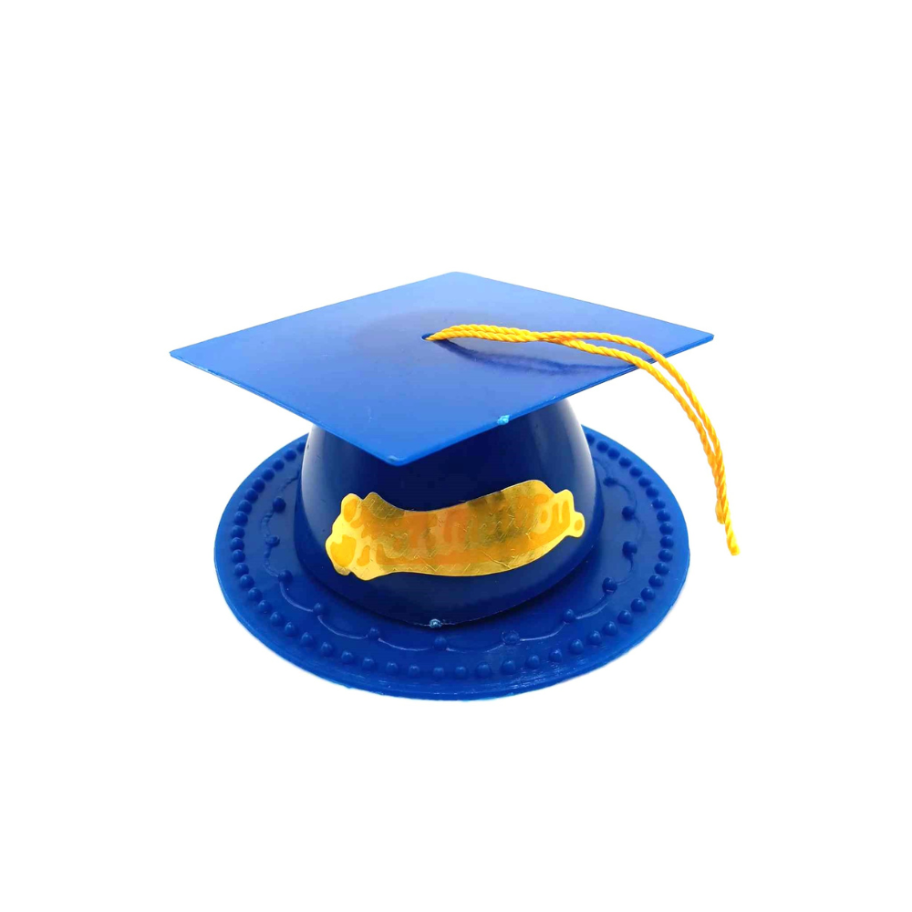3.5" GRADUATION CAP CAKE TOPPER 24 ct *7 colors Available*