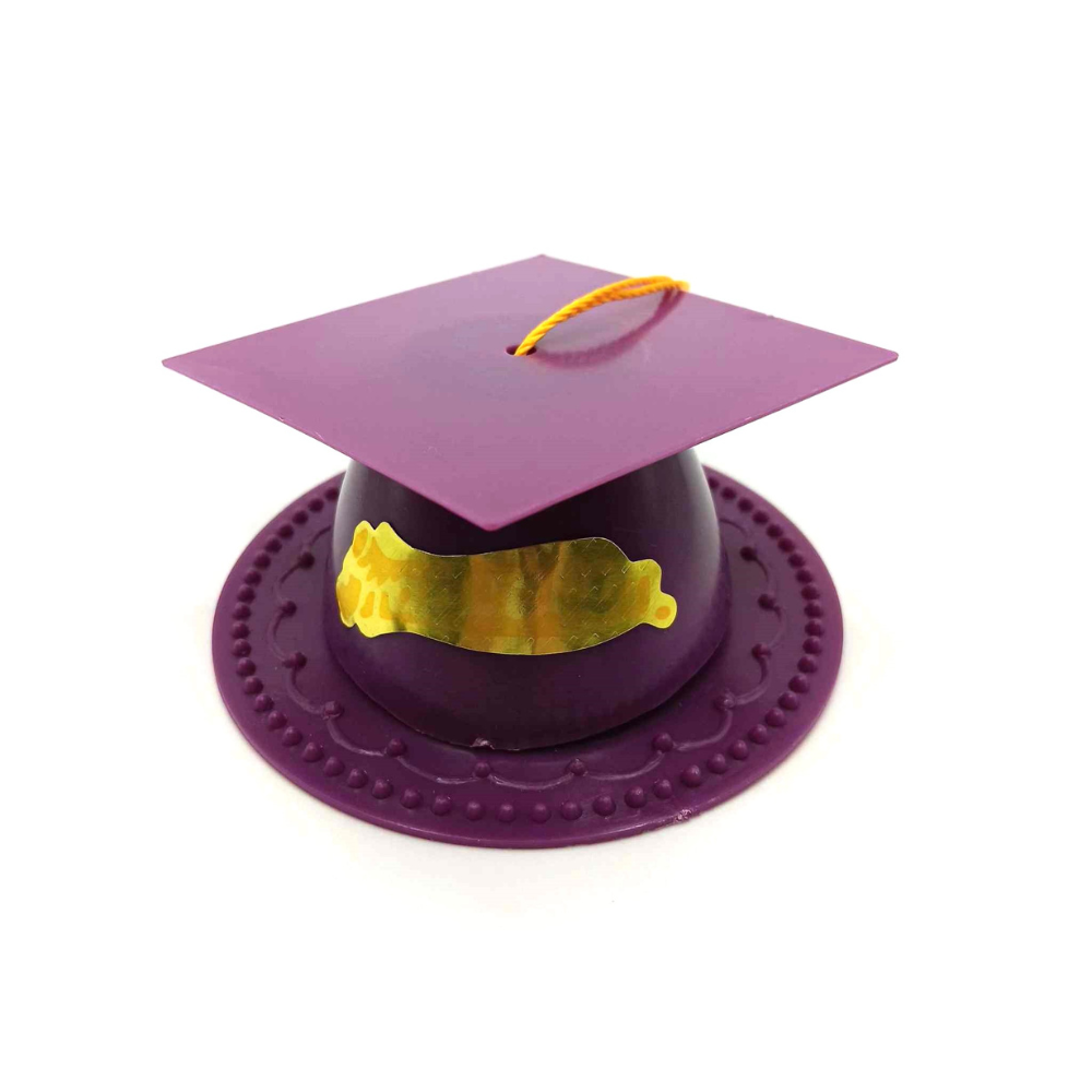 3.5" GRADUATION CAP CAKE TOPPER 24 ct *7 colors Available*