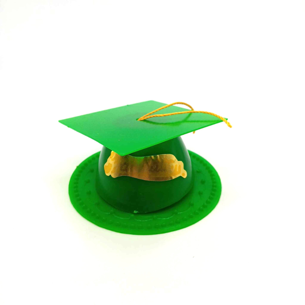 3.5" GRADUATION CAP CAKE TOPPER 24 ct *7 colors Available*