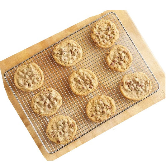 Wire Cooling Rack for Sheet Pans, Value Series Chrome Plated Footed, Three Sizes