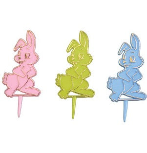 Assorted Rabbit Picks - 2-1/2" high