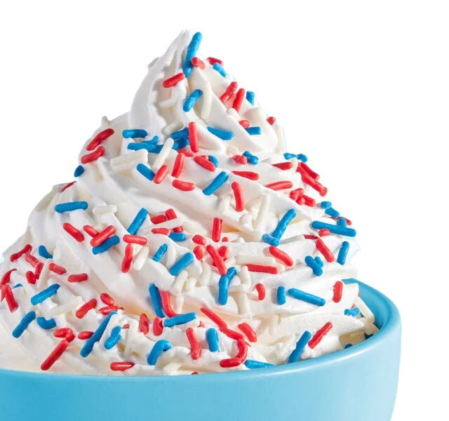 Red, White, and Blue Sprinkle Mix, Choose - 8oz, 5lb, or 10lb