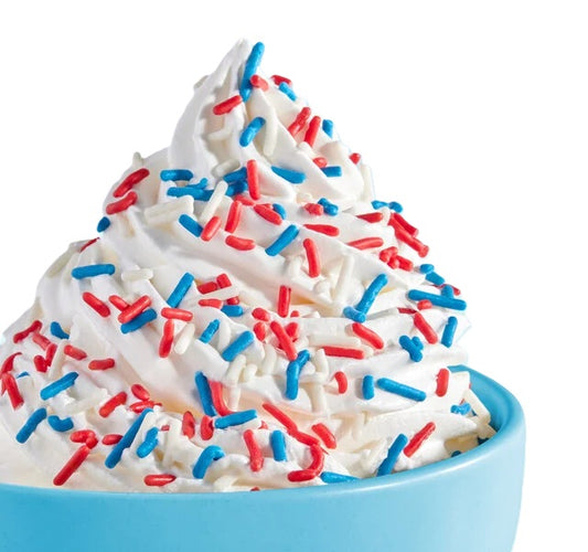 Red, White, and Blue Sprinkle Mix, Choose - 8oz, 5lb, or 10lb