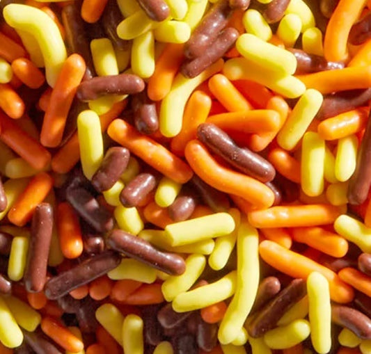 Autumn, Thanksgiving Sprinkle Mix, Choose - 8oz, 5lb, or 10lb