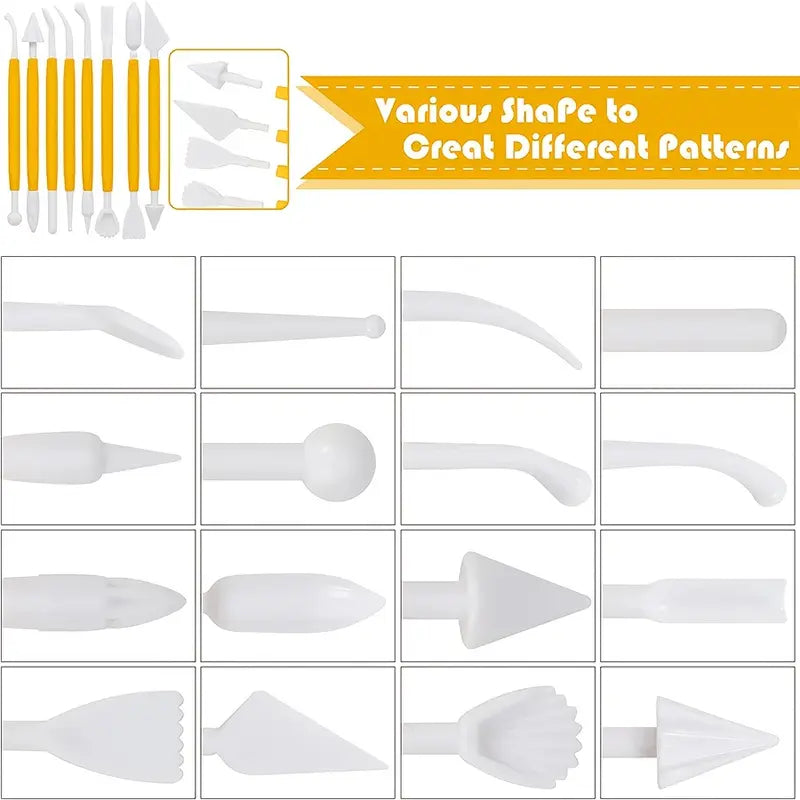 11 pc Fondant Tool Set
