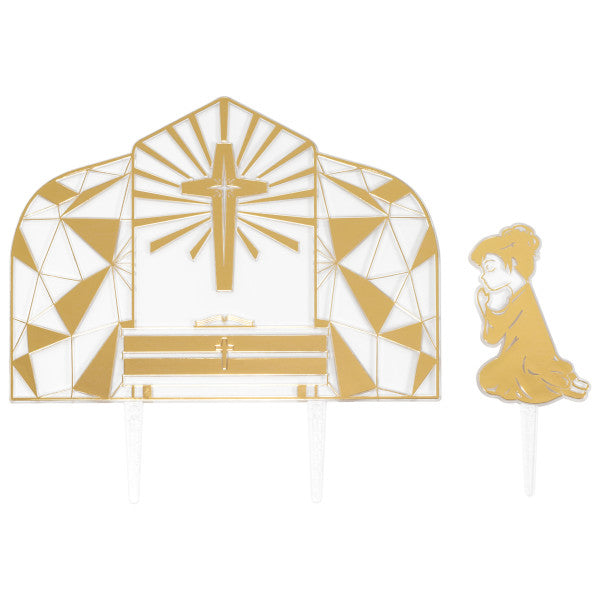 Religious Cake Toppers, Communion Girl Cake Kit