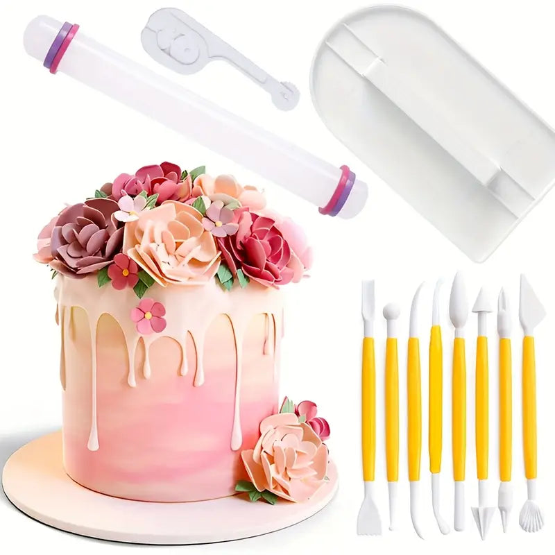 11 pc Fondant Tool Set
