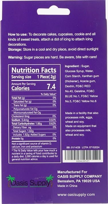 Halloween Edible Cake Decorations - Candy or Cupcake Topper - 15 Count Pumpkins