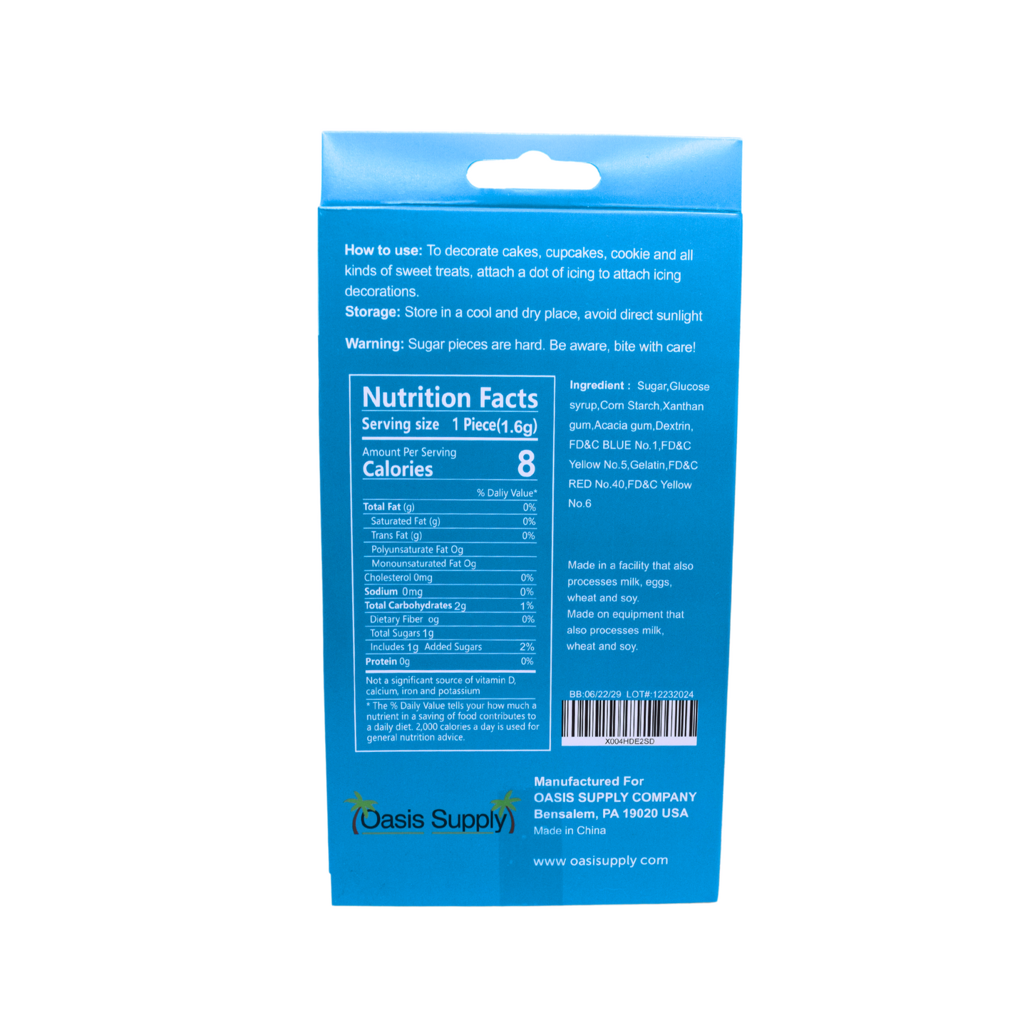 Beach - Edible Cake and Cupcake Topper Sugars, 15 Count Set, Ice Cream, Palm Trees, Sandals, Beach Ball