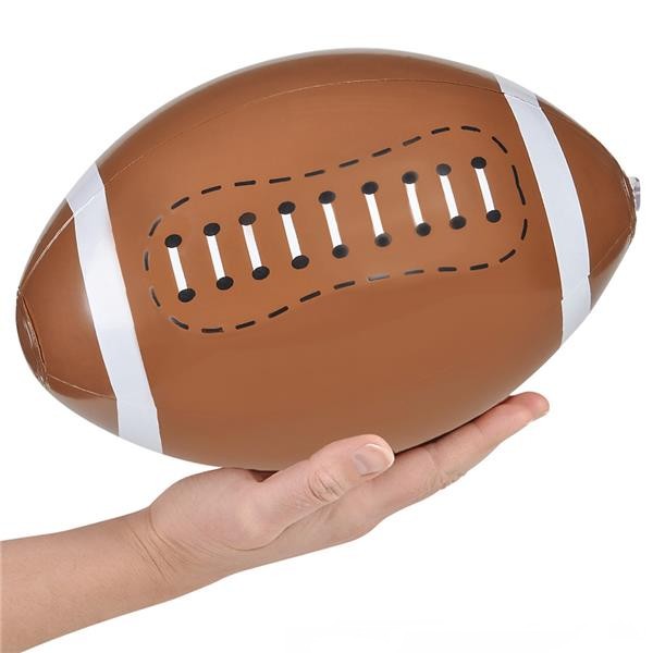 Inflatable FOOTBALL Beach Ball / PARTY Birthday FAVORS/TOY 16" - 12 Count