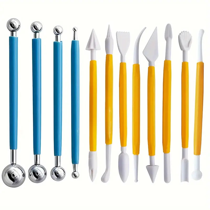 12-Piece Sugarcraft Cake Decorating Tool Set