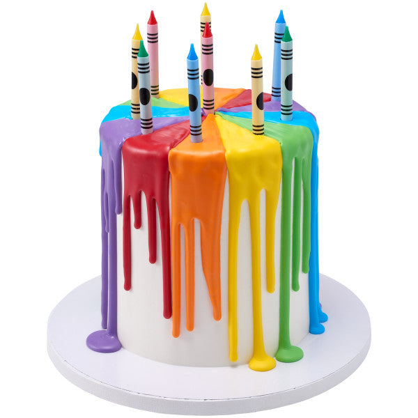 Crayon Candles - 10 ct