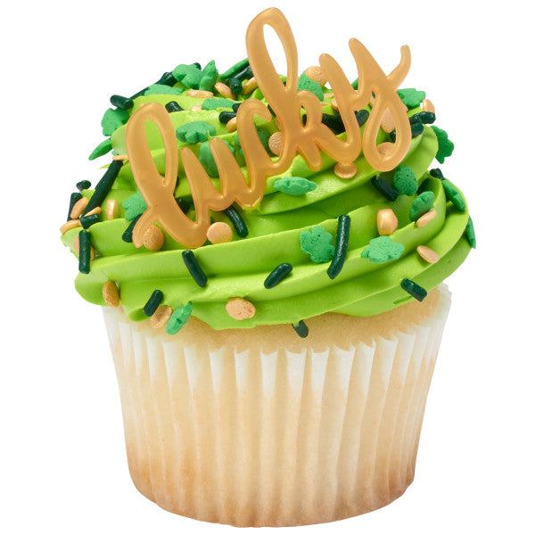 Edible Mini Shamrocks Sprinkles, 8 oz, 16oz, or 3 lbs.