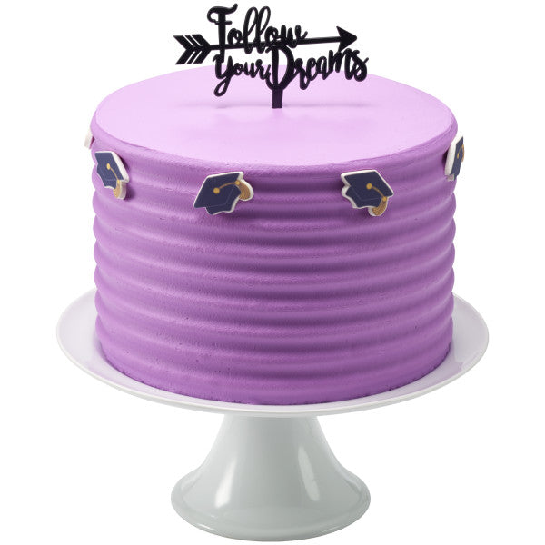 Graduation Hat Sweet Décor® Edible Decorations 144ct