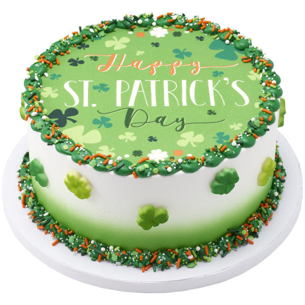 Edible, Lucky Shamrock Set, Dec-Ons® Decorations, 216 pcs