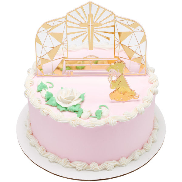 Religious Cake Toppers, Communion Girl Cake Kit