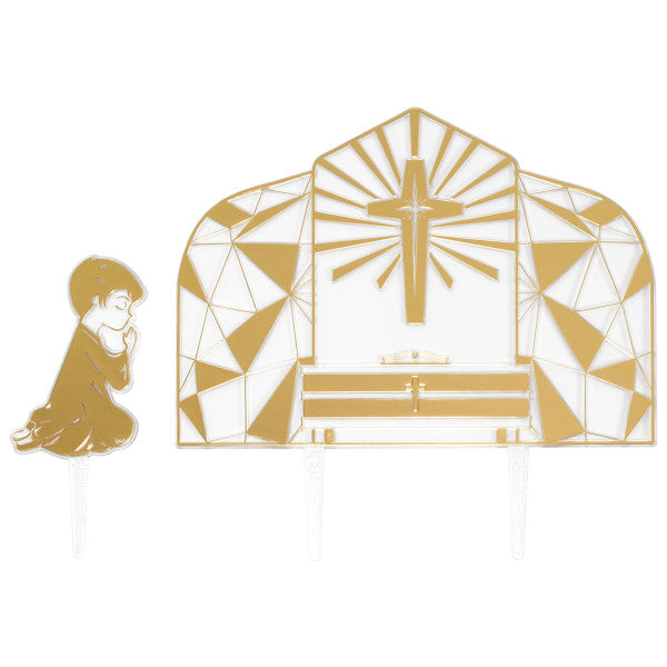 Religious Cake Toppers, Communion Boy Cake Kit