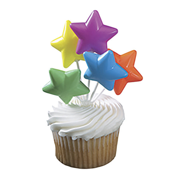 Star Balloon Clusters - Primary Colors - 12 or 36 Count