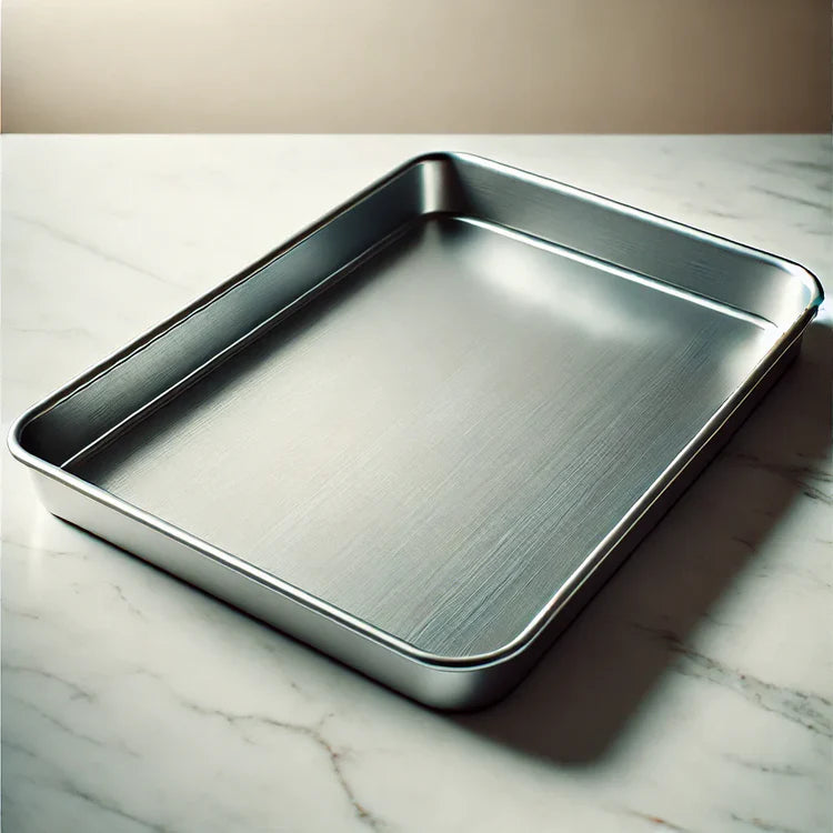Sheet Pans, 19 Gauge Wire in Rim Aluminum Bun Pan / Sheet Cake Pans, All Sizes
