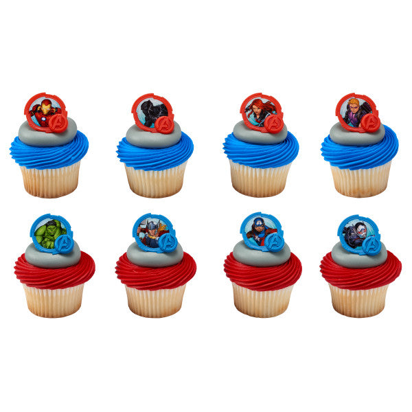 MARVEL Avengers Mightiest Heroes Cupcake Rings