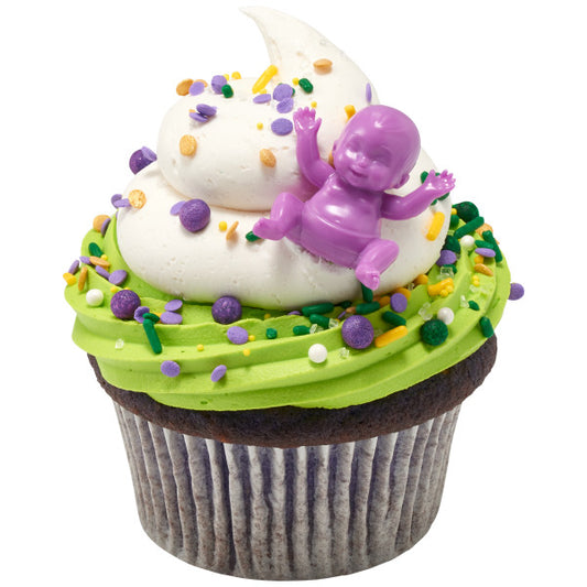 Kings Cake Baby Assortment Layon - 3 or 24 ct
