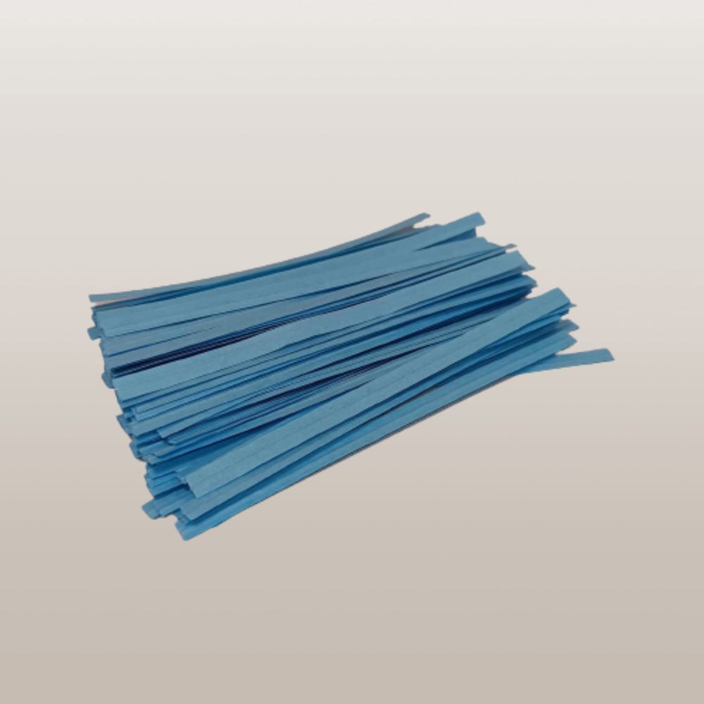 Laminated Twist Ties - 4" Long  (Various Colors)