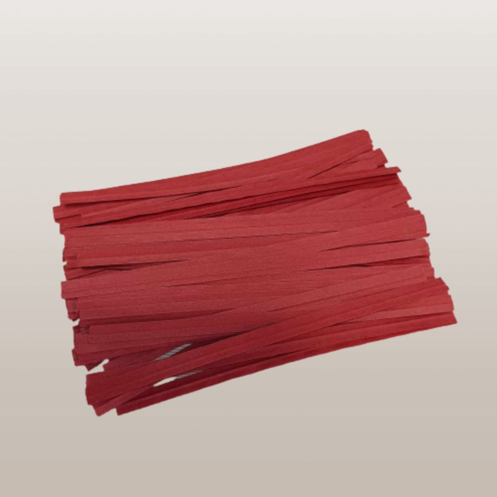 Laminated Twist Ties - 4" Long  (Various Colors)