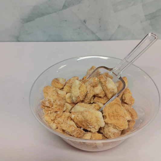 Dutch Treat Chopped Vanilla Cookies and Creme Ice Cream Topping