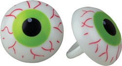 Halloween Eye Rings 72 pcs