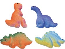 Dinosaurs Assortment Sugars, 120 Pack