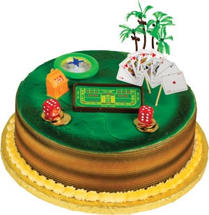 Casino (Gambling) Toppers Cake Kit