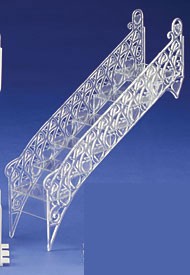 Wedding Stairway - 6 Steps - Crystal 12"