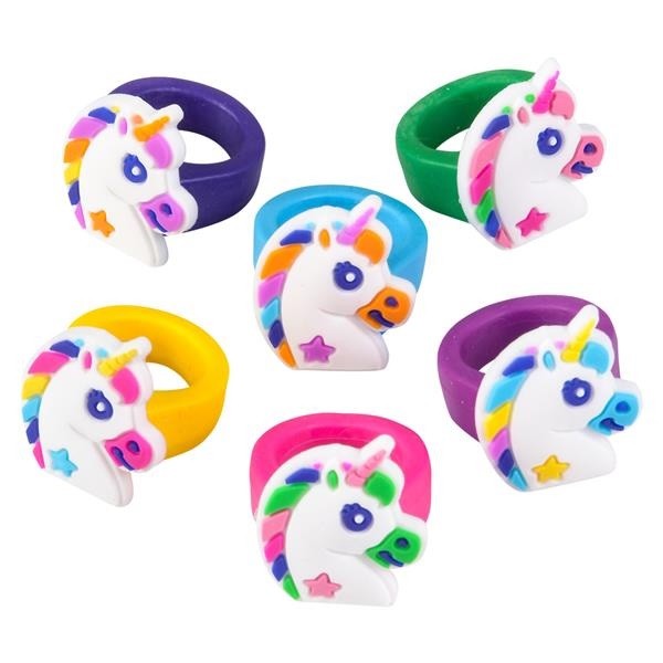 1" UNICORN RUBBER RINGS / 36 pack