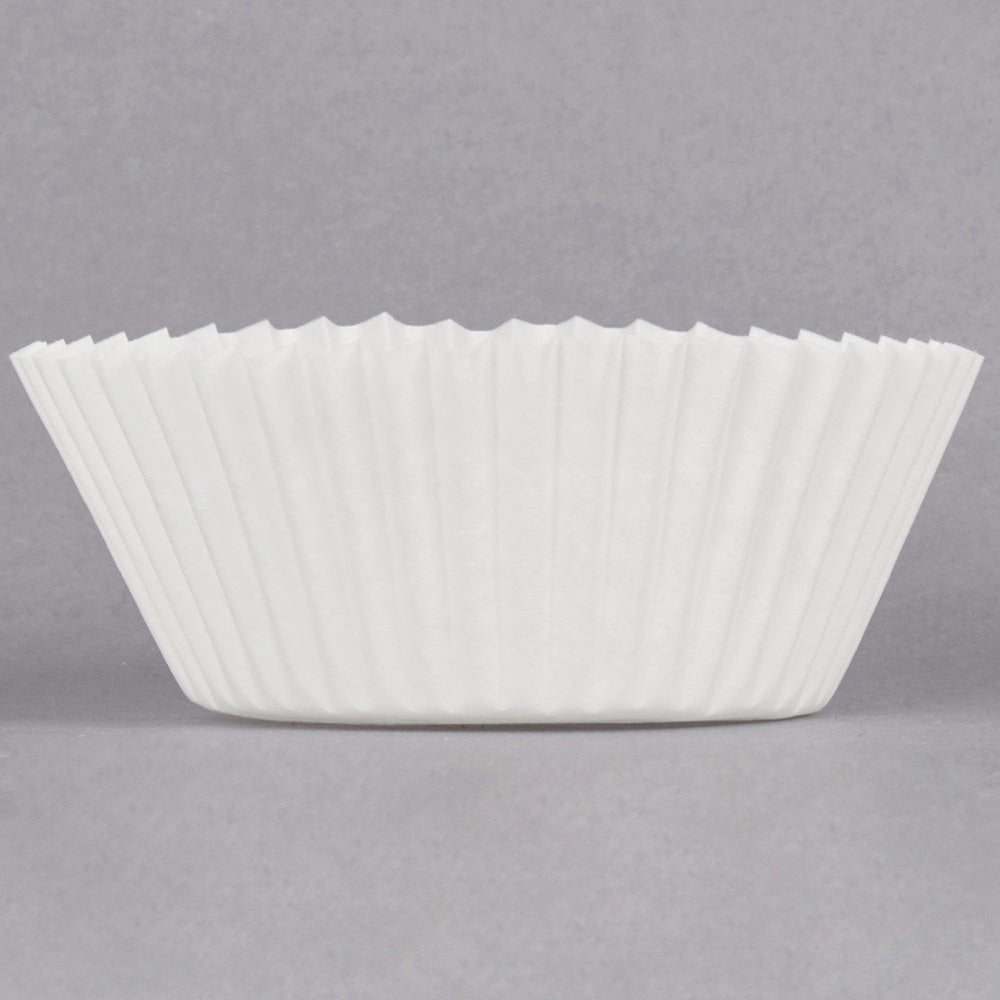 White Fluted Baking Cups - Standard Size 2" x 1 1/4"