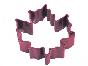 Mini Red Canadian Maple Leaf Cookie Cutter