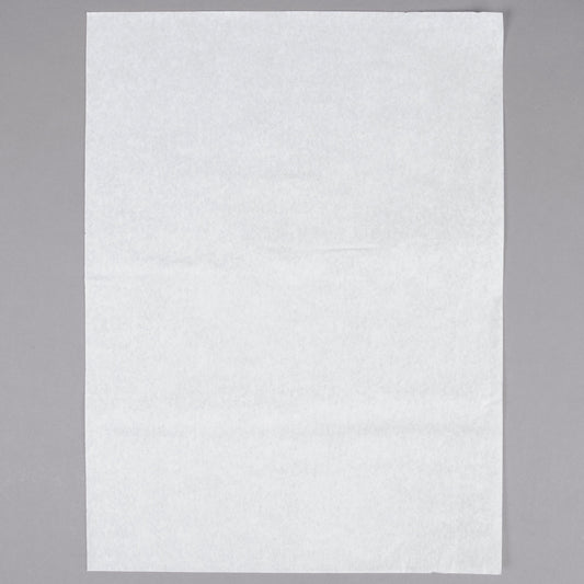 Quilon-Coated Parchment Paper - 12" x 16" Half Sheet - White